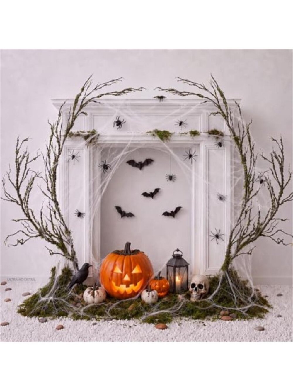 2 Pack 118 Inch Halloween Artificial Tree Branches, Woodland Party Decorations